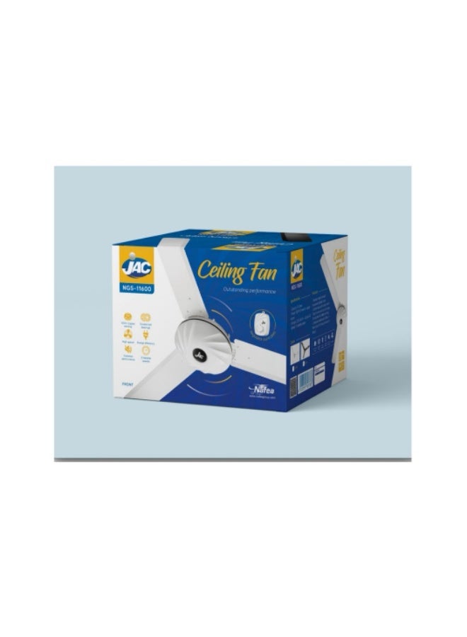 جاك مروحة سقف 56بوصه جاك بمتور نحاس مجموعة من3مراوحة - Image 3